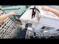 Rooftop POV Escape from Hong Kong security!